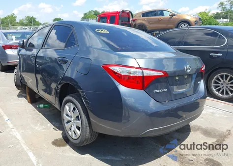 2015 Toyota Corolla Le из США, поврежденный, VIN 5YFBURHE4FP352059